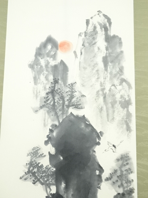 道具 ] - 道具 麗号筆 水墨山水 肉筆紙本掛軸 | ネットショップ圭